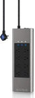 Beefy 8 Outlet Surge Protector Power Strip With 3000 Joules EMI RFI Filtering 3 USB C Ports And 2 USB A Fast Charging Ports