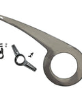 Universal Bike Chain Protector Guard For 32T-38T Sprockets, Easy Install, Durable Plastic Shield, Black Finish With Buckle