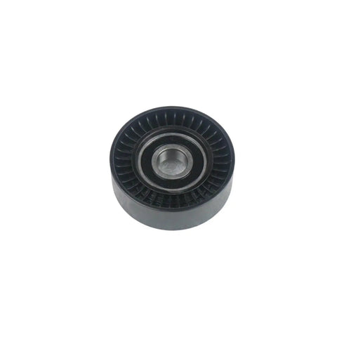 Heavy Duty Tensioner Pulley V Belt Kit For Mercedes Benz W169 And W245 Models Like The A180 And A200 With 2.0L V4 Engine To Keep Your Drive Smooth black pulley front view