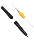 Double Ended Carp Bait Drill And Threading Tool With Protective Lids Pro Grade Stainless Steel And ABS Body Compact Portable Design For Boilies Pellets Paste Baits No Fuss Fishing Essentials, 12.5 cm tool