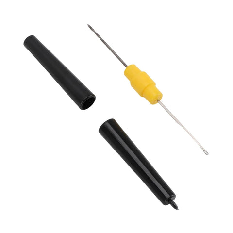 Double Ended Carp Bait Drill And Threading Tool With Protective Lids Pro Grade Stainless Steel And ABS Body Compact Portable Design For Boilies Pellets Paste Baits No Fuss Fishing Essentials, 12.5 cm tool