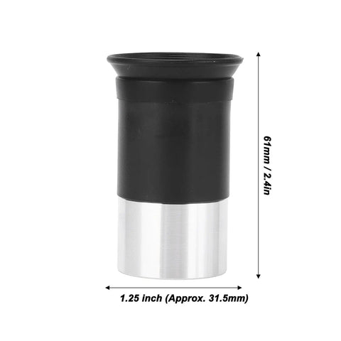25mm Telescope Eyepiece With Multilayer Coating For Planetary Observation And Star Clusters, 1.25 inch lens, side view