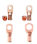 Get Your 30 Piece Copper Battery Wire Lug Kit With Assorted Ring Terminals And Splice Connectors For Heavy Duty 4/8AWG Cables In 5/16" And 3/8" Sizes Perfect For Car Audio Installations And Electrical Repair Jobs Made Simple And Tough. Copper ring and splice lugs for 4/8AWG cables