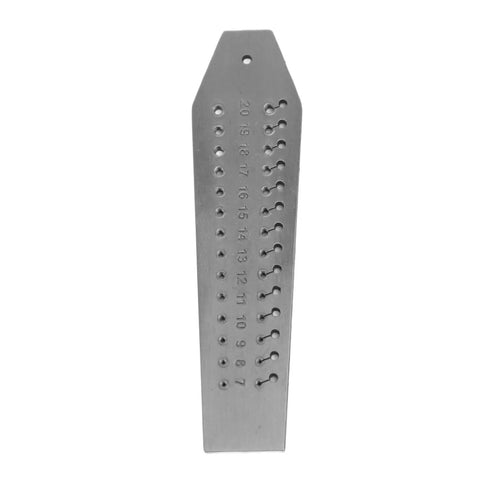 Screw plate from Fourteen Piece Micro Tap And Die Set For Jewelry Making And Watch Repair, for threading precision
