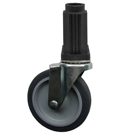 Square Caster Insert Cover For Chairs And Tables Plastic Caster Socket Replacement Sleeve 4 Pcs Durable PP Material