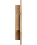 Side view of Western Red Cedar Outdoor Wood Panel With Screen, Rustic Collection Built Tough, Unfinished, 25W X 25H Inches
