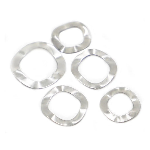 Lock Washers Assortment Kit 304 Stainless Steel Three Wave Spring Washers M3 To M51 For Auto DIY And Machinery Pro Grade Heavy Duty Easy To Install No Tools Needed, assorted sizes