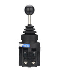 Beefed Up 30mm Rod End Bearing For Joystick Control With 2 To 4 Position Wobble Stick No Switch Momentary Or Latching Return Self Reset Monolever Cross Toggle Ready High Load Capacity For Tough Rigs black joystick bearing with chrome shaft