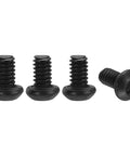 KickAss T6 Torx Pocket Clip Screws For Folding Knives Black Oxide Finish 2-56UNF Threads set of four black screws.