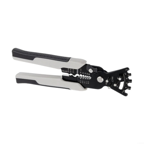 Five Function Electrician Hand Tool With Wire Cutter, Insulation Stripper, Built In Wrench, Angle Bending Scale, Quick Grip Design