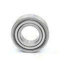 Front view of 12x28x8mm Stainless Steel Deep Groove Ball Bearing ABEC 5 With Double Metal Shield Cover Pro Grade 6001ZZ S6001