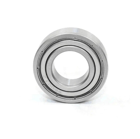Front view of 12x28x8mm Stainless Steel Deep Groove Ball Bearing ABEC 5 With Double Metal Shield Cover Pro Grade 6001ZZ S6001