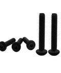 Titanium M2x14mm Button Head Socket Cap Screws ISO 7380 Hex Black GR2 Dope 10 Pack For RC Cars Drones 3D Printing And DIY Projects