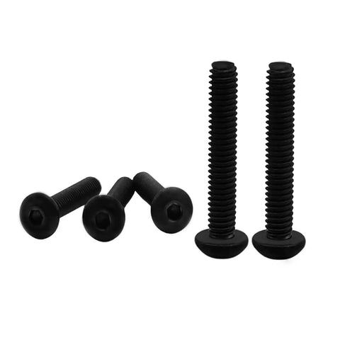 Titanium M2x14mm Button Head Socket Cap Screws ISO 7380 Hex Black GR2 Dope 10 Pack For RC Cars Drones 3D Printing And DIY Projects