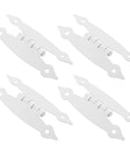 Premium White Metal H Shape Cabinet Door Hinges For Interior Cabinets And Furniture Doors With 89x37x1.2mm
