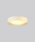 Orme 20 Inch Flush Mount LED Ceiling Light Fixture With Dimmable Option For Living Room, Bedroom, Hallway, White Finish, Modern Design
