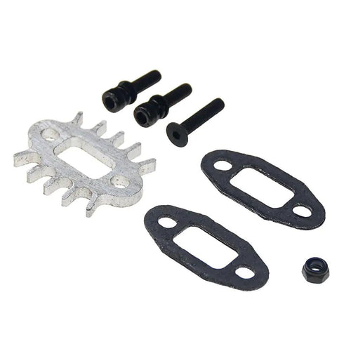 High Performance Exhaust Pipe Gasket Kit For 23cc To 36cc RC Engines, Tuned Pipe Gasket Set For One Fifth Scale HPI Rovan Losi Baja RC Cars