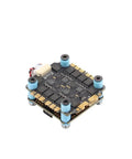 F405 MK2 V2 Flight Controller And ESC Stack For FPV Drones 3 To 6S LiPo Ready, shown from top angle with connectors