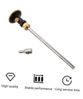Professional Woodworking Wheel Marking Gauge Packed With Razor Sharp Dovetail Layout Blade And Rust Resistant Mortise Scribing Tool For Dead On Measurements And Flawless Joint Alignment with brass and steel components.