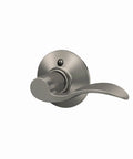 Right Hand Satin Nickel Accent Door Lever Non Turning Dummy Handle Surface Mounted Decorative Door Pull For Inactive Door Or Double Door