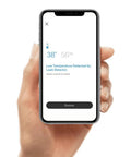 Smart WiFi Water Leak Detector With Real Time Text And Email Alerts, Audible Alarm, Geofencing, No Hub Needed notification on phone