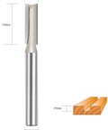1/4 Inch Shank 1/4 Inch Cutting Diameter 2 Flute Straight Router Bit Carbide Tipped Plunge Router Bit 4 Pack For Woodworking