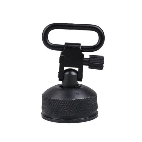 Sling Mount Kit For Remington 870 Express 12 Gauge Cap With Swivel Base Quick Detach QD Adapter shown upright