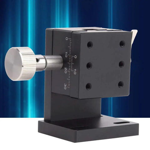 Manual Adjustable Lifting Stage 40x40mm With XY Axis Rotation Positioning, gear driven precision movement for industrial automation