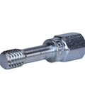 Three Eighths Sixteen NC Rethreading Tap For Thread Repair And Tool Set, side view showing threaded and hexagonal end, made of steel