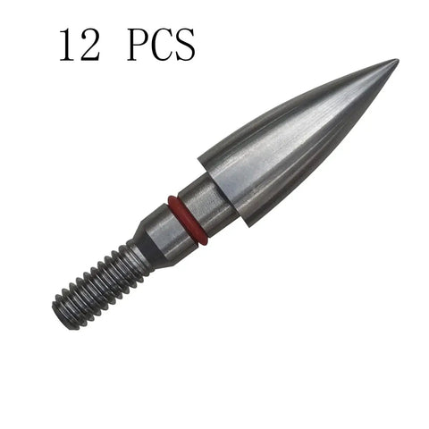 Single stainless steel field point from Pro Grade Archery Screw In Field Points Set Stainless Steel SUS303 For Target Practice