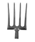 Beefy Garden Digging Fork For Hard Ground, Heavy-Duty 4-Tine Spading Tool, high carbon steel, erosion-resistant design