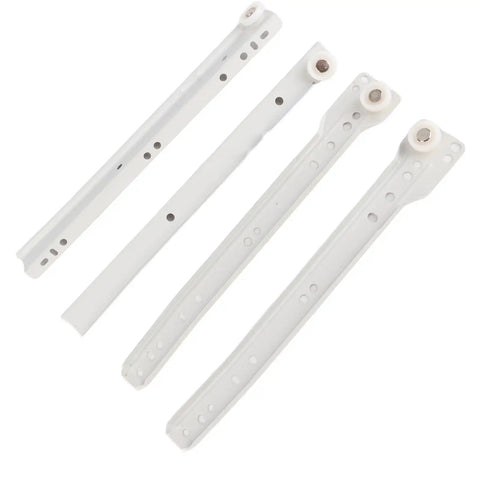Beefy Cold Rolled Steel Drawer Slide Kit 25 Cm Cabinet Track Rail with thickened hardware and smooth glide, 4 pieces.