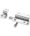 Silver Metal Barrel Bolt Door Latch Set 2 Pack With Screws For Doors Gates And Pet Doors Gate Holder Flip Latch Hardware