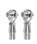 Heavy Duty Three Quarter Joint Rod Ends Spherical Pivot Bearings For Oscillating Rotation and No Hassle Misalignment Fixes On Custom Rigs and Build Projects, chrome finish.