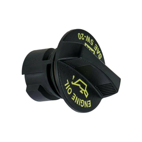 Dodge Engine Oil Fill Cap Replacement 80999 04893232AA For Ram Jeep Chrysler Models 2013-2019, black, close-up view with text.