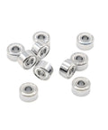 Quiet 3x8x4 mm Bearing Ball Kit For Micromotor Handpieces And Electric Nail Drills, 10 Pack, Silent High Speed Bearings With Durable Seal, High Load Capacity, Built Tough For Pro Nail Techs, sealed metal bearings