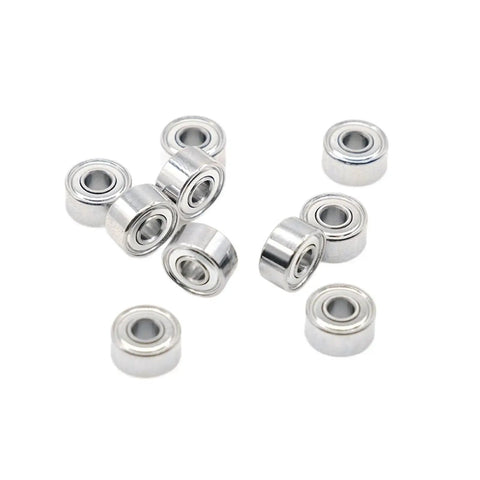 Quiet 3x8x4 mm Bearing Ball Kit For Micromotor Handpieces And Electric Nail Drills, 10 Pack, Silent High Speed Bearings With Durable Seal, High Load Capacity, Built Tough For Pro Nail Techs, sealed metal bearings