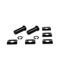 4 Pack Anti Rattle Footpeg Mounting Pins Kit For Harley Sportster Dyna Softail Touring Road King With High Tension Springs Washers E Clips Black Finish