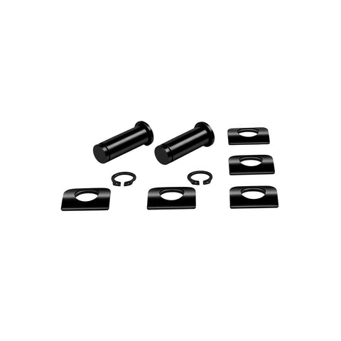4 Pack Anti Rattle Footpeg Mounting Pins Kit For Harley Sportster Dyna Softail Touring Road King With High Tension Springs Washers E Clips Black Finish