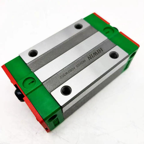 Beefy HGH20CA Linear Block Carriage with 20mm square guide rails for high speed, heavy load, and ultra rigidity in CNC systems