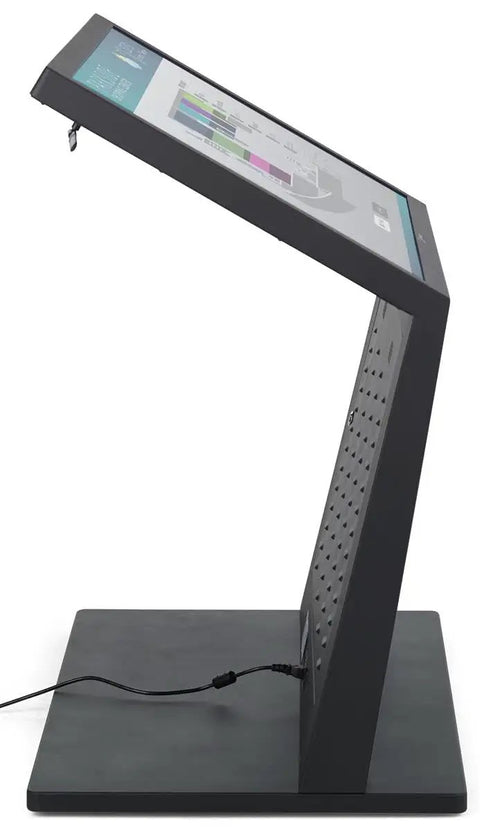 Top Shelf 49 Inch Interactive Touchscreen Kiosk With Smooth Ten Point Capacitive Panel and Rock Solid Android 11 Engine