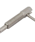 Built Different M10 Thread Stainless Steel Indexing Plunger, 65mm length, ideal for CNC routing and welding tasks.