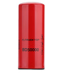 Top Notch Dual-Flow Oil Filter Spin-On For Cummins ISX ISM QSX QSM QST X15 M11 Diesel Engines Replace LF14000NN, red filter