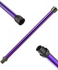 Purple Dyson V6 Quick Release Extension Wand Replacement Accessory Compatible With DC58 DC59 DC61 DC62 DC74 Models close-up.