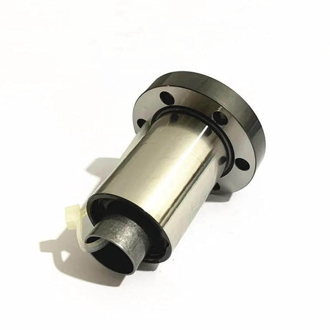 Waterjet Cutting Machine Ball Screw R151324013 for Waterjet Cutting Table Platform Replacement Part shown from side view