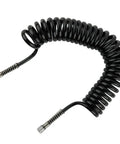 Pro Grade Pu Airbrush Hose With Snap Tight Quick Connects For Zero Sweat Leak Free Action And Nifty Flex Appeal Plus Inch Eight Female Bsp Ends That Twist Like A Dream For Gritty Auto Body Work And Sweet Weekend Craft Sessions, coiled design with metal fittings.