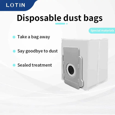 Replacement Parts Kit for Roomba S9 Series Vacuum Cleaner Dual Pack Includes Multi Surface Rubber Brushes Eight Side Brushes Eight Filters Ten Dust Bags Two Tools Easy Maintenance with a disposable dust bag image