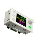 DC Boost Buck Converter Module With Adjustable Voltage And Current Regulator, LCD display showing power levels, side view