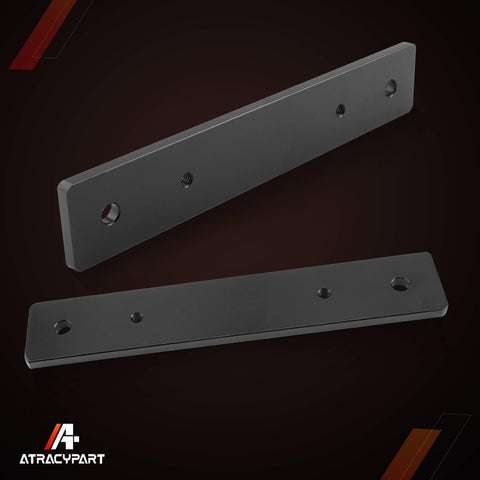 Trailer Chock Adapter Kit For Motorcycle Trailers Keeps Your Bike Locked In With SC 3000 And SCC 4000 Wheel Chocks Heavy Duty One Third Inch Thick Steel Plates For Solid Fixation And Easy Transport