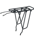 Rear Bike Rack Cargo Carrier For Most Bikes 75 Kg Load Capacity Aluminum Iron Frame Heavy Duty Luggage Rack For Mountain And Road Bikes Easy Mount Durable Travel Gear